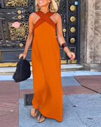 Women's Maxi Halter Dress