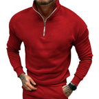Men's Minimal Half Zip Jumper