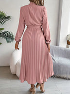 Women's Pleated Midi Dress