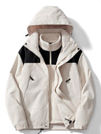 Men's 3 in 1 Hooded Winter Jacket