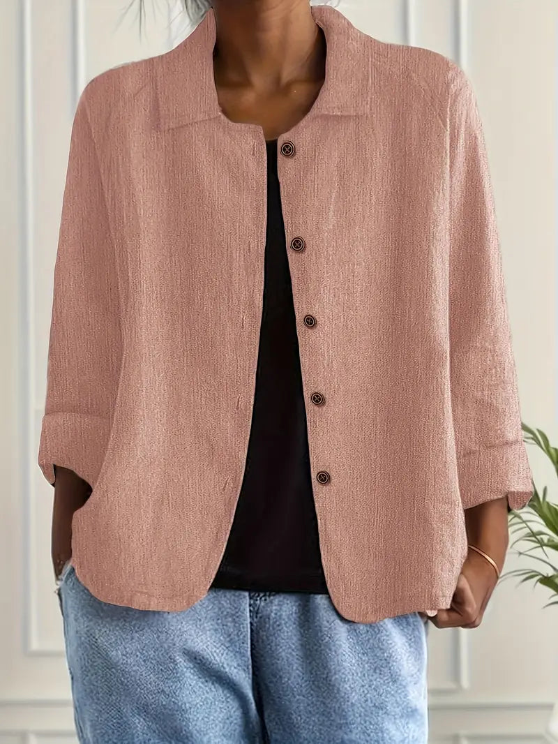 Women's Button-Front Summer Jacket
