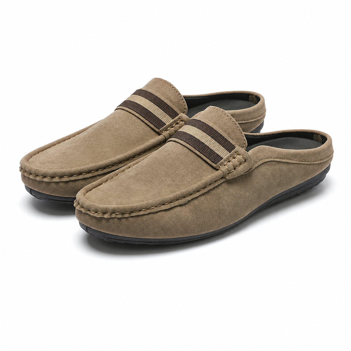Men's Slip-On Open Heel Loafers