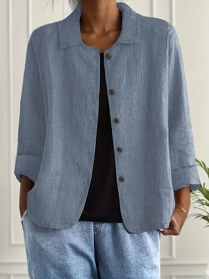 Women's Button-Front Summer Jacket