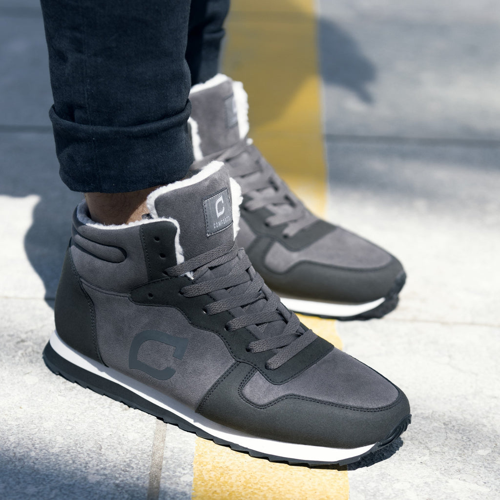 Men's Warm Lined High-Top Shoes