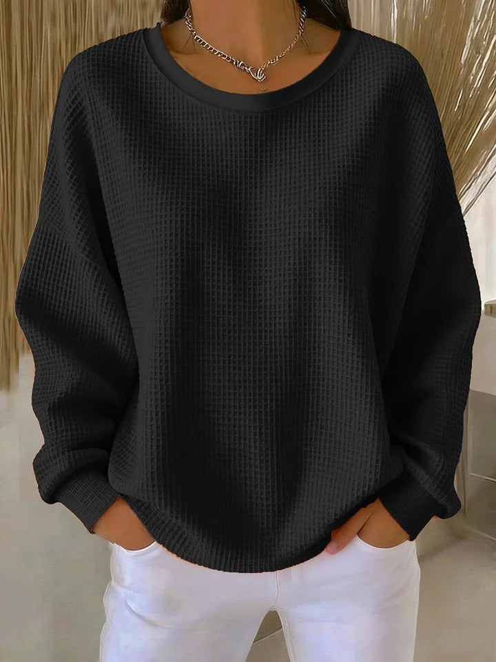 Women's Relaxed Textured Jumper