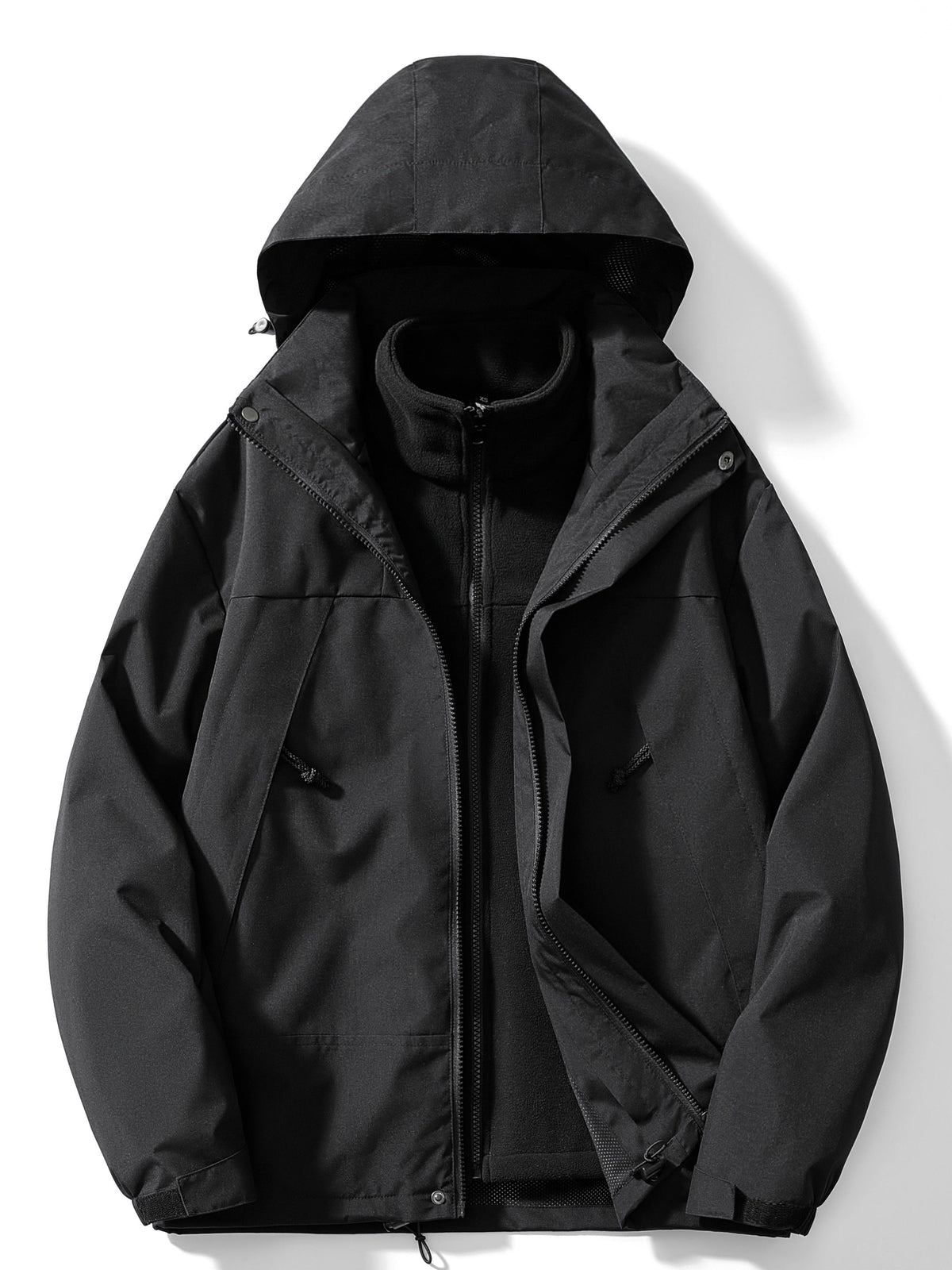 Men's 3 in 1 Hooded Winter Jacket