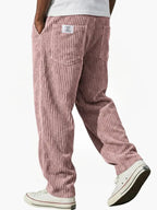 Men's Relaxed Drawstring Corduroy Trousers