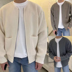 Men's High Collar Knit Jumper