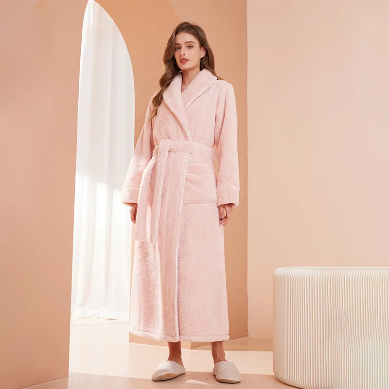 Women's Belted Flannel Robe