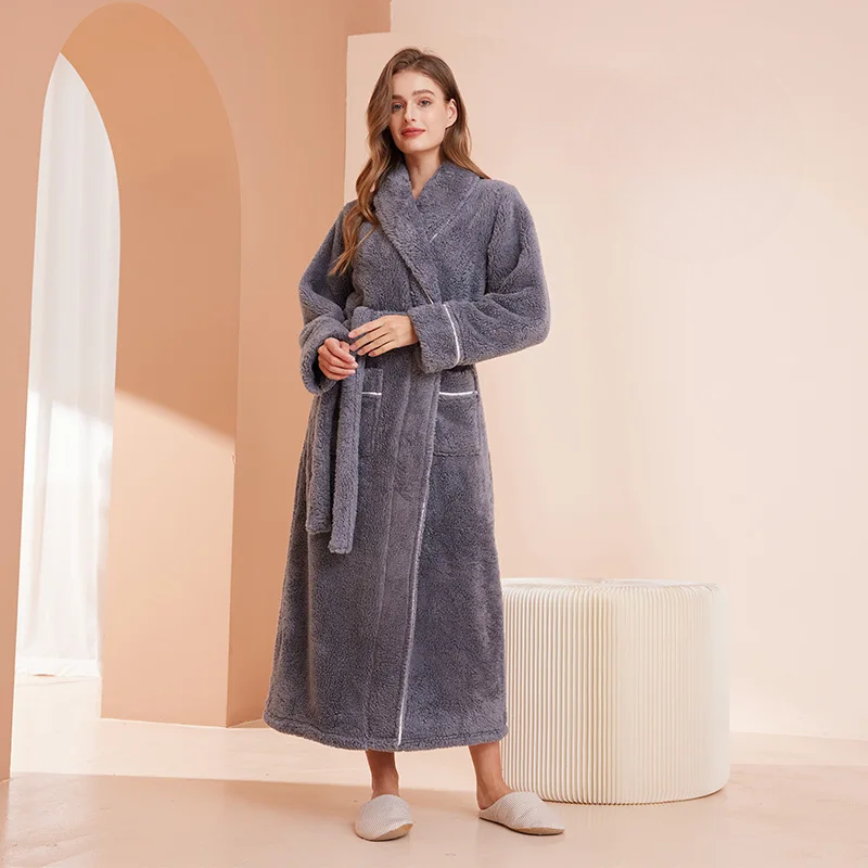 Women's Belted Flannel Robe