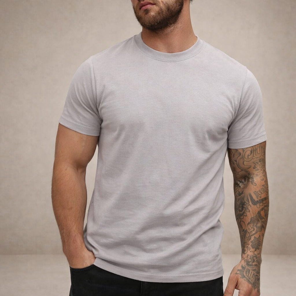 Men's Slim Fit Crew Neck T-Shirt