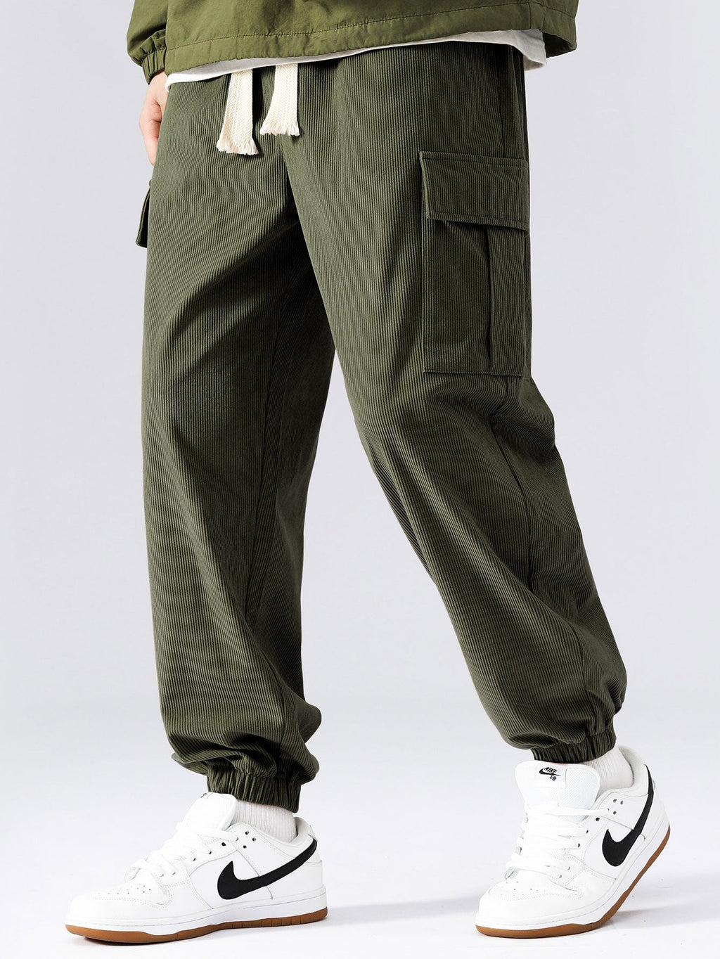 Men's Corduroy Cargo Tracksuit