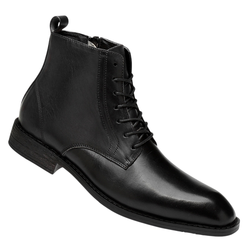 Men's Vintage Leather Lace Up Boots