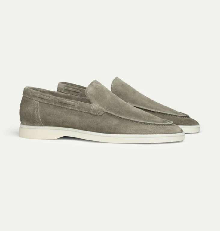 Men's Suede Driving Loafers
