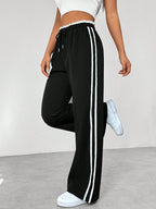 Women's Wide Leg Jogger Trousers