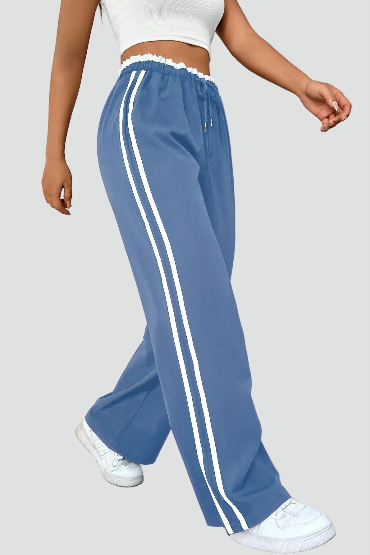 Women's Wide Leg Jogger Trousers