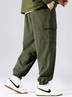 Men's Corduroy Cargo Tracksuit