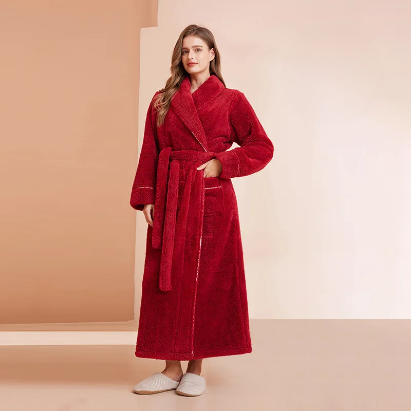 Women's Belted Flannel Robe