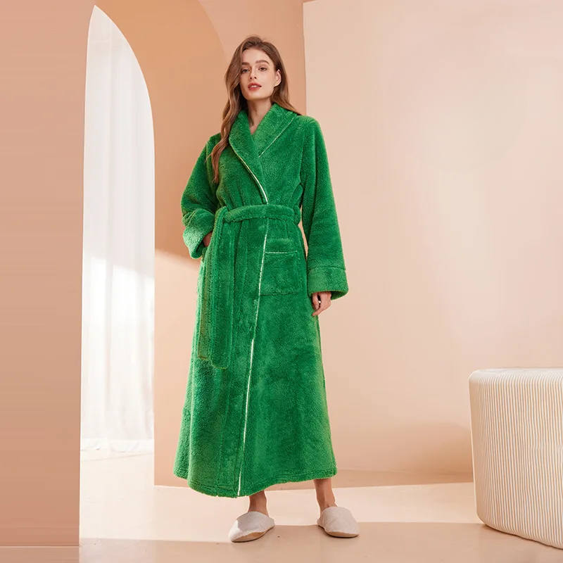 Women's Belted Flannel Robe