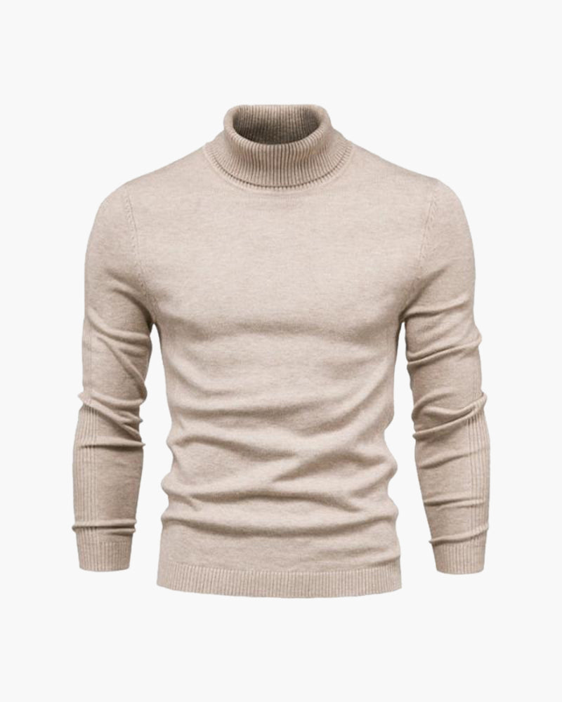 Men's Classic-Fit Roll Neck Jumper