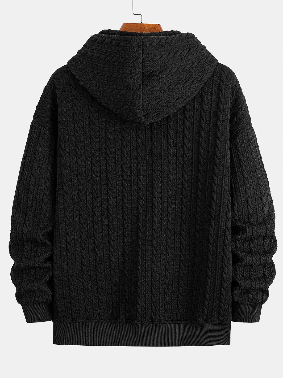 Men's Jacquard Zip Hoodie Tracksuit
