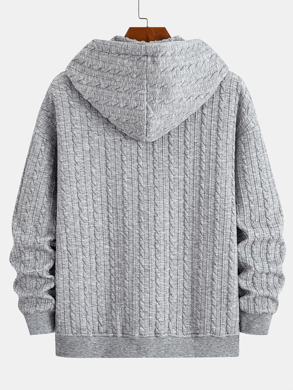 Men's Jacquard Zip Hoodie Tracksuit