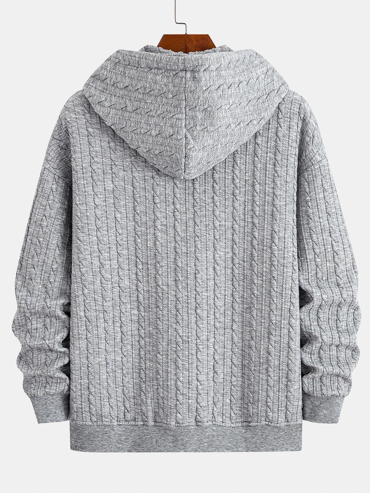 Men's Jacquard Zip Hoodie Tracksuit