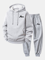 Men's Printed Jogger Tracksuit Set