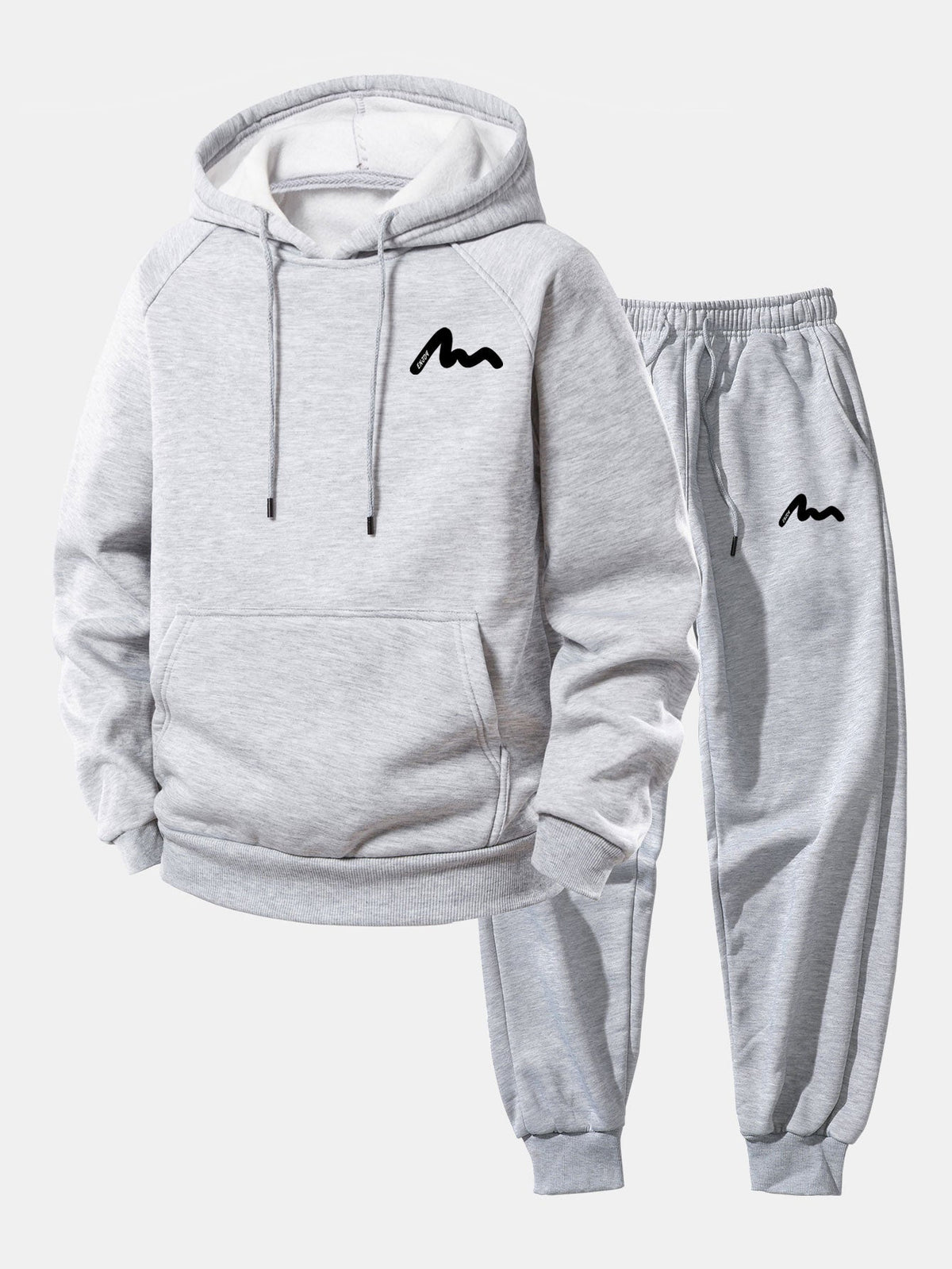 Men's Printed Jogger Tracksuit Set