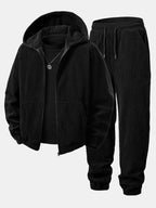 Men's Corduroy Zip Tracksuit