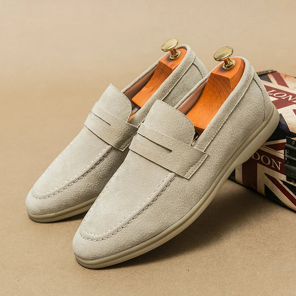 Men's Suede Look Loafers