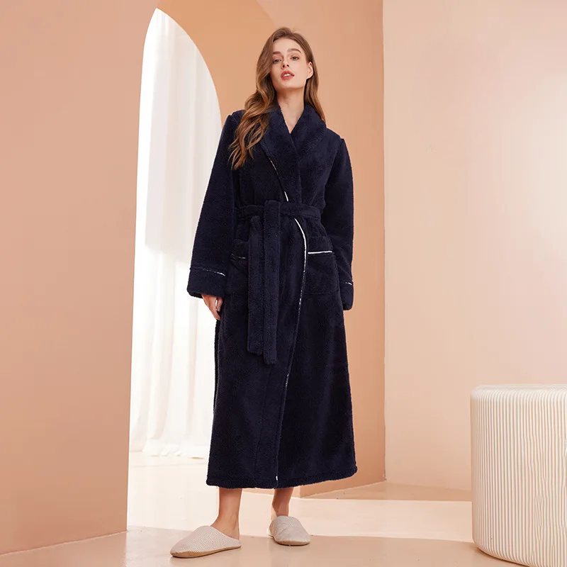Women's Belted Flannel Robe