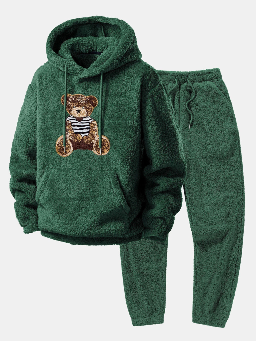 Men's Plush Fleece Tracksuit