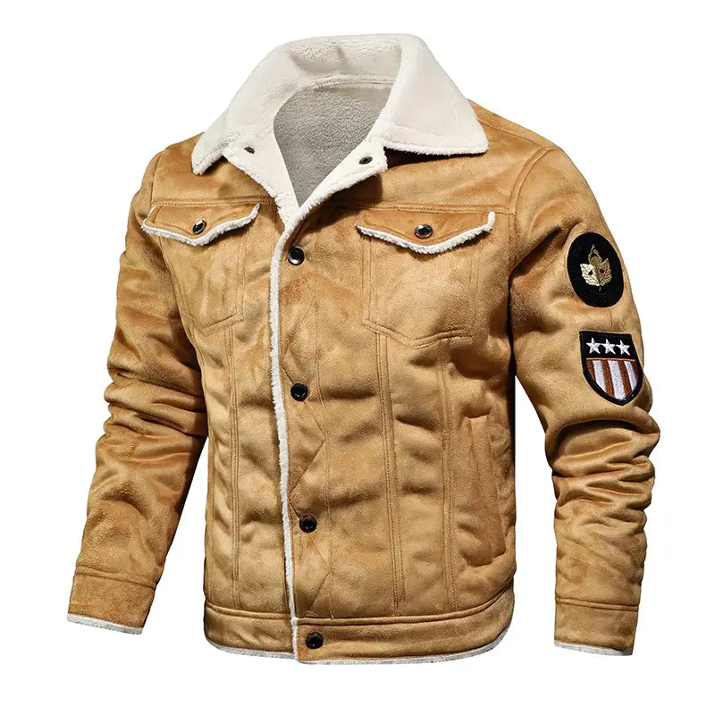 Men's Breathable Leather Jacket
