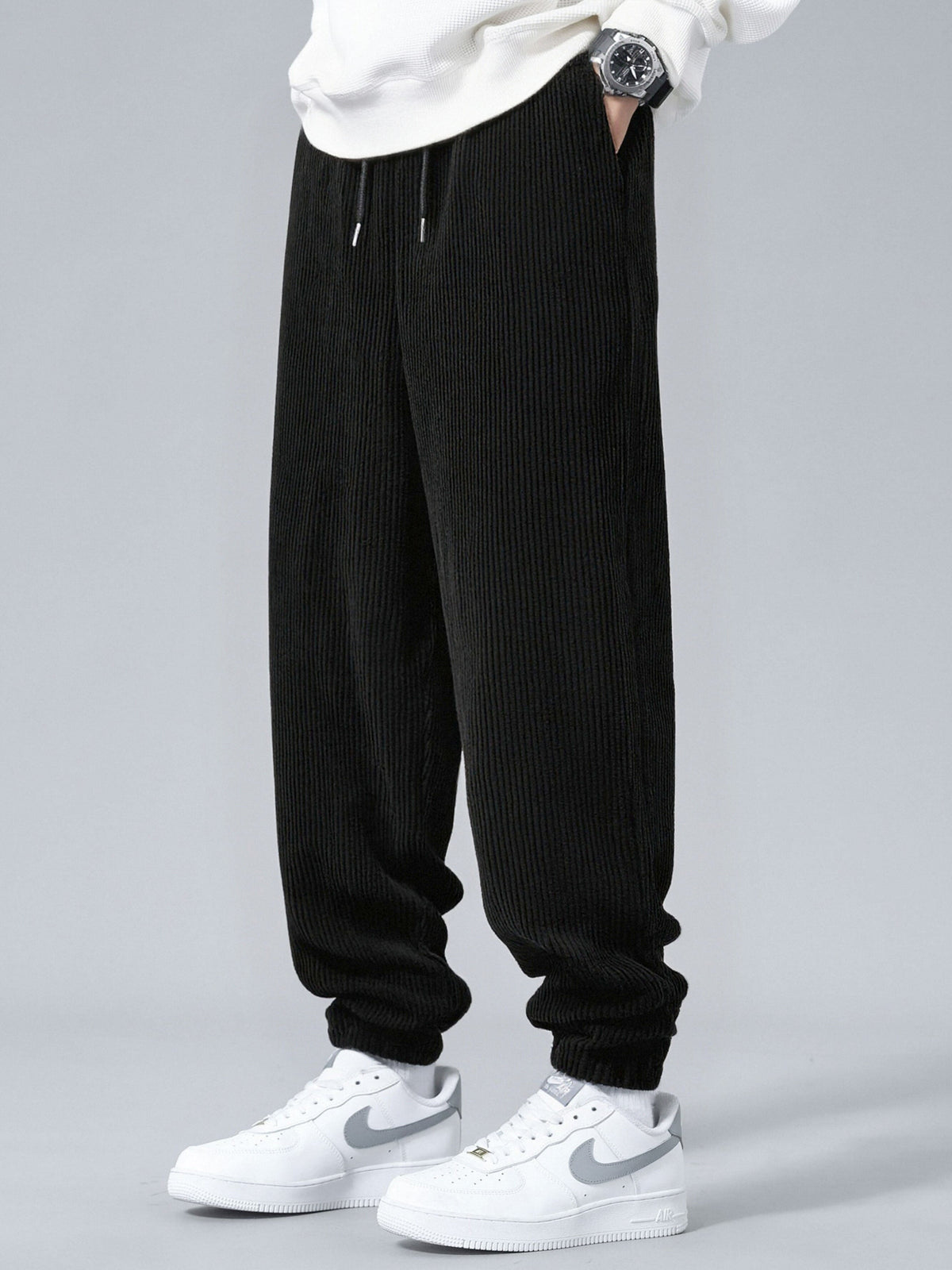 Men's Corduroy Zip Tracksuit