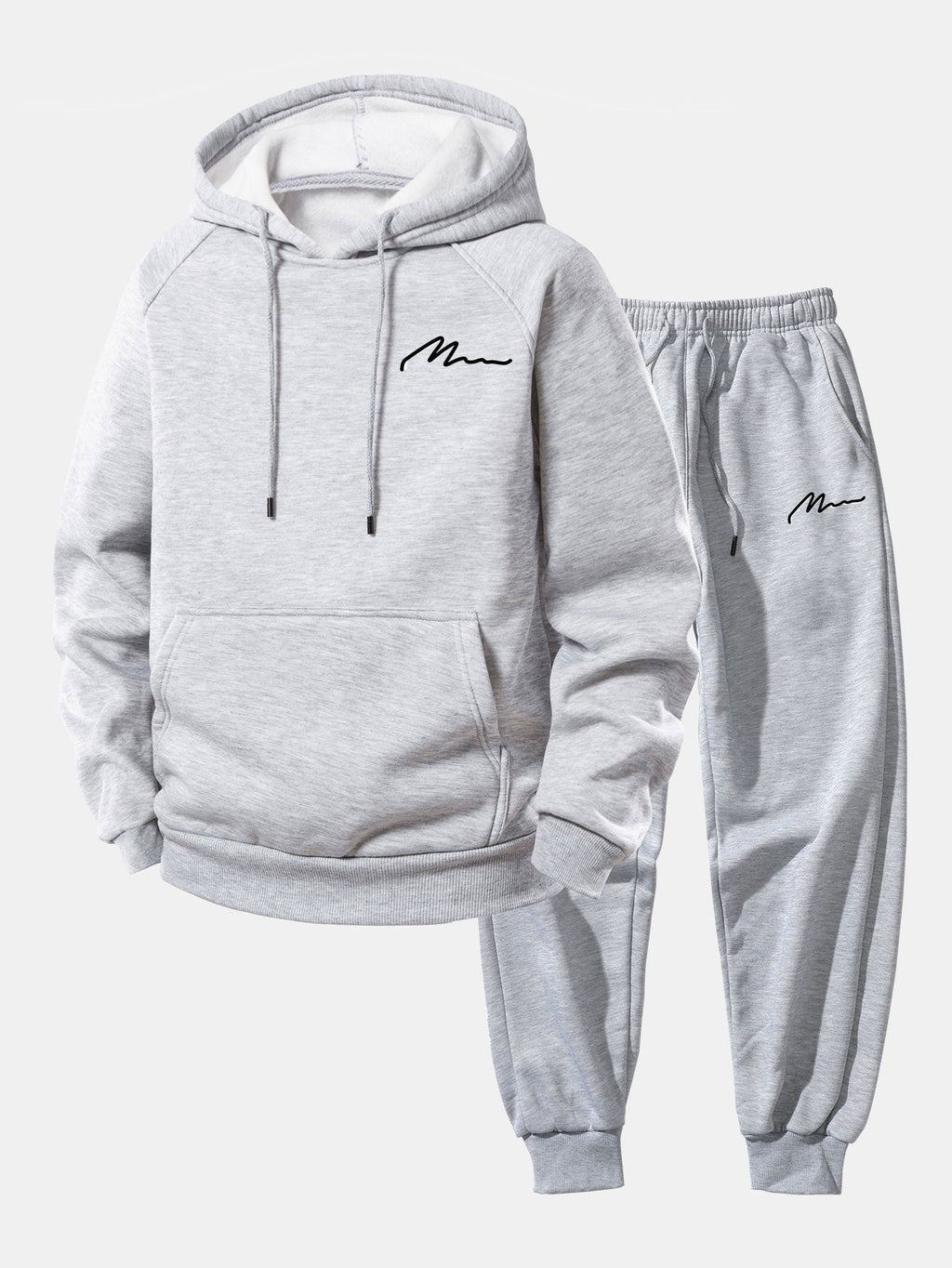 Men's Relaxed Polyester Jogger Tracksuit