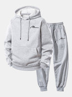 Men's Relaxed Polyester Jogger Tracksuit