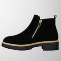Women's Round-Toe Side-Zip Shoes