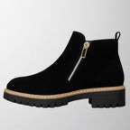 Women's Round-Toe Side-Zip Shoes