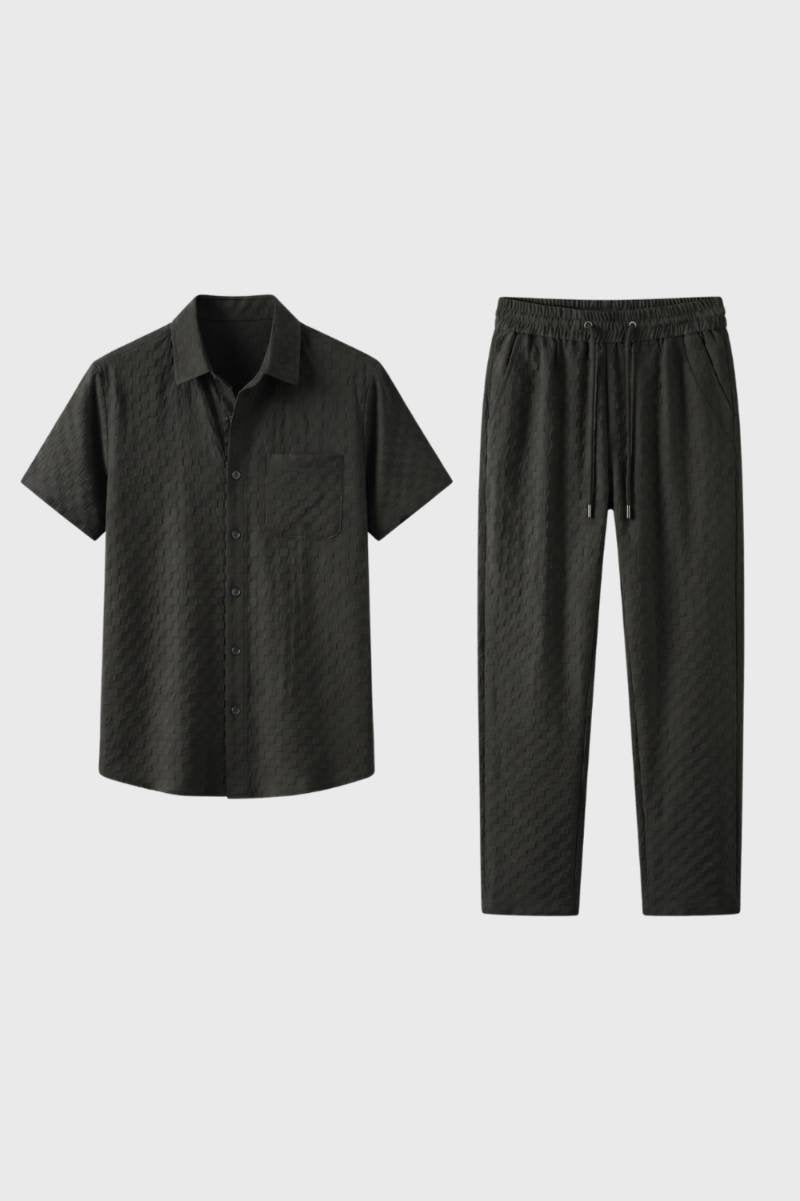 Men's Structured Shirt and Trouser Set