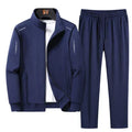 Men's Regular Fit Zip Tracksuit Set