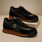 Men's Retro Colour Block Trainers