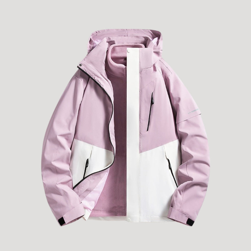 Women's Hooded Waterproof Windbreaker