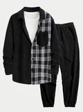Men's Corduroy Shirt and Jogger Set