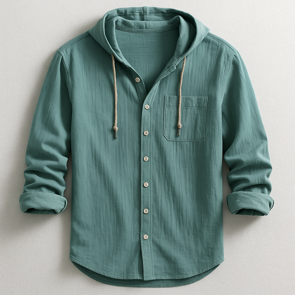 Men's Lightweight Hooded Overshirt