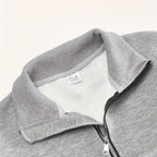 Men's Half Zip Cable Knit Jumper