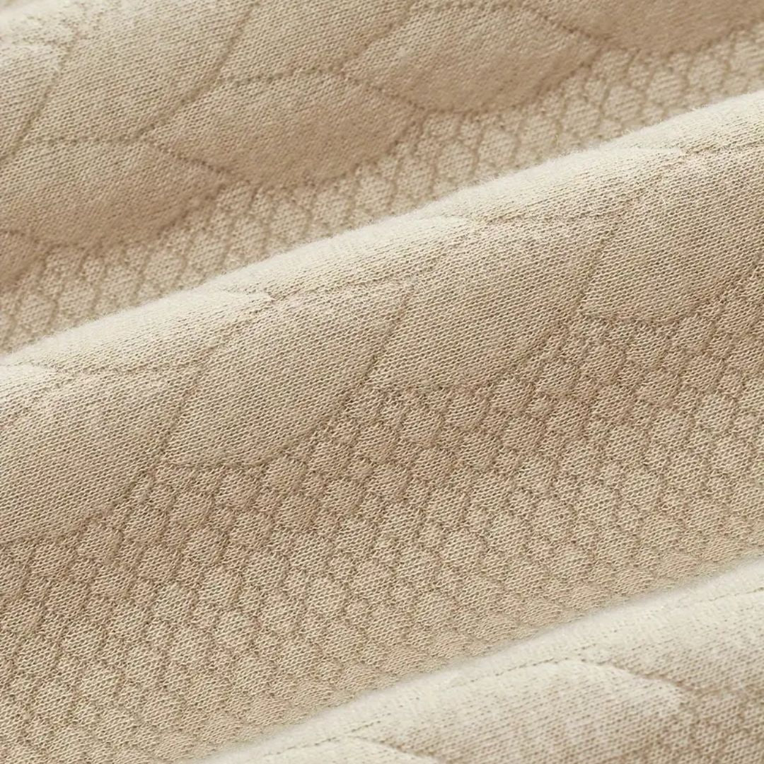 Men's Half Zip Cable Knit Jumper