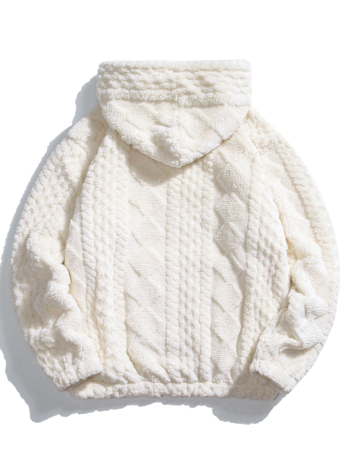 Men's Teddy Textured Relaxed Tracksuit