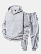 Men's Quarter Zip Jogger Tracksuit