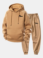 Men's Printed Jogger Tracksuit Set